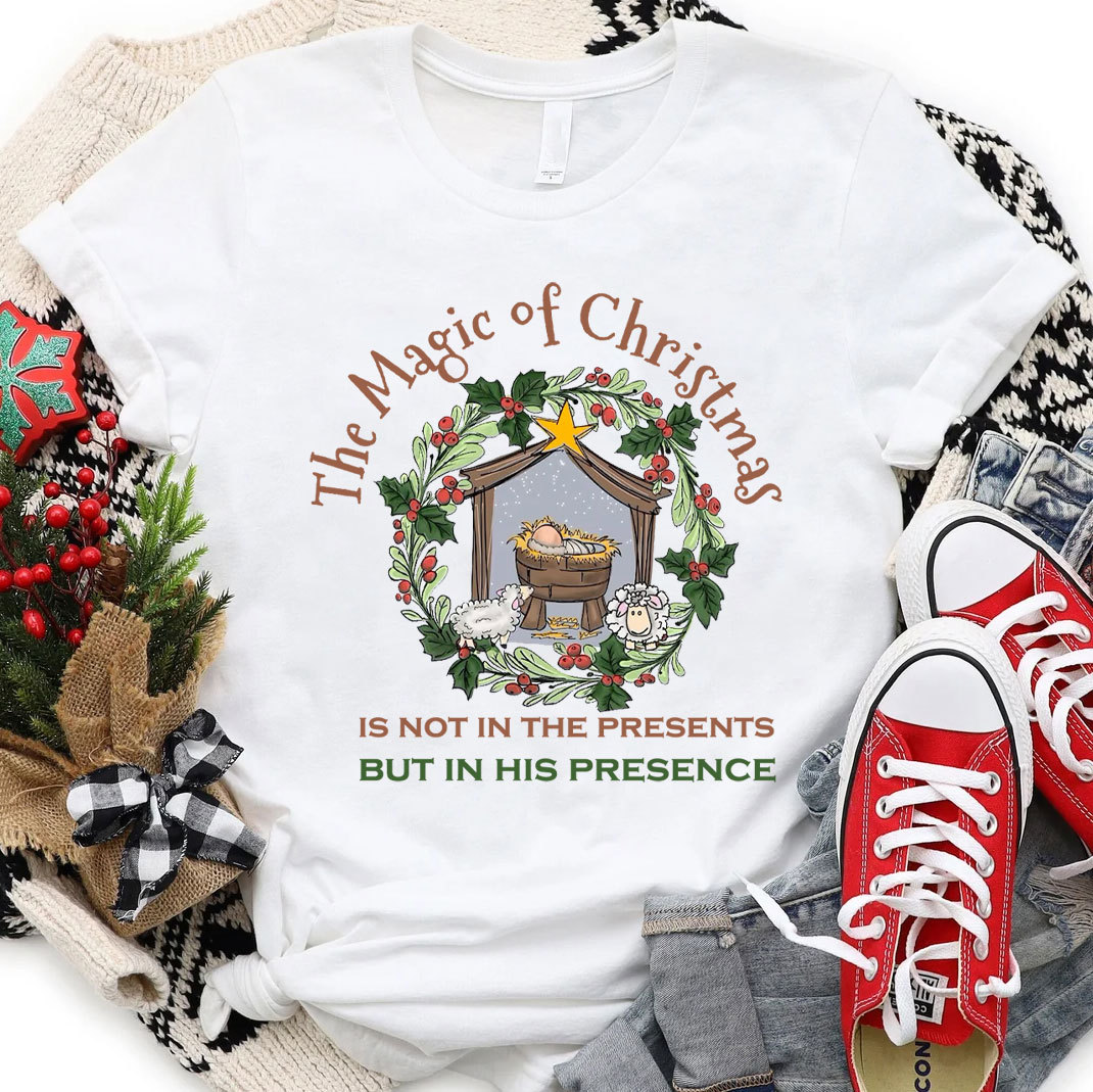 The Magic Of Christmas Christian T-Shirt
