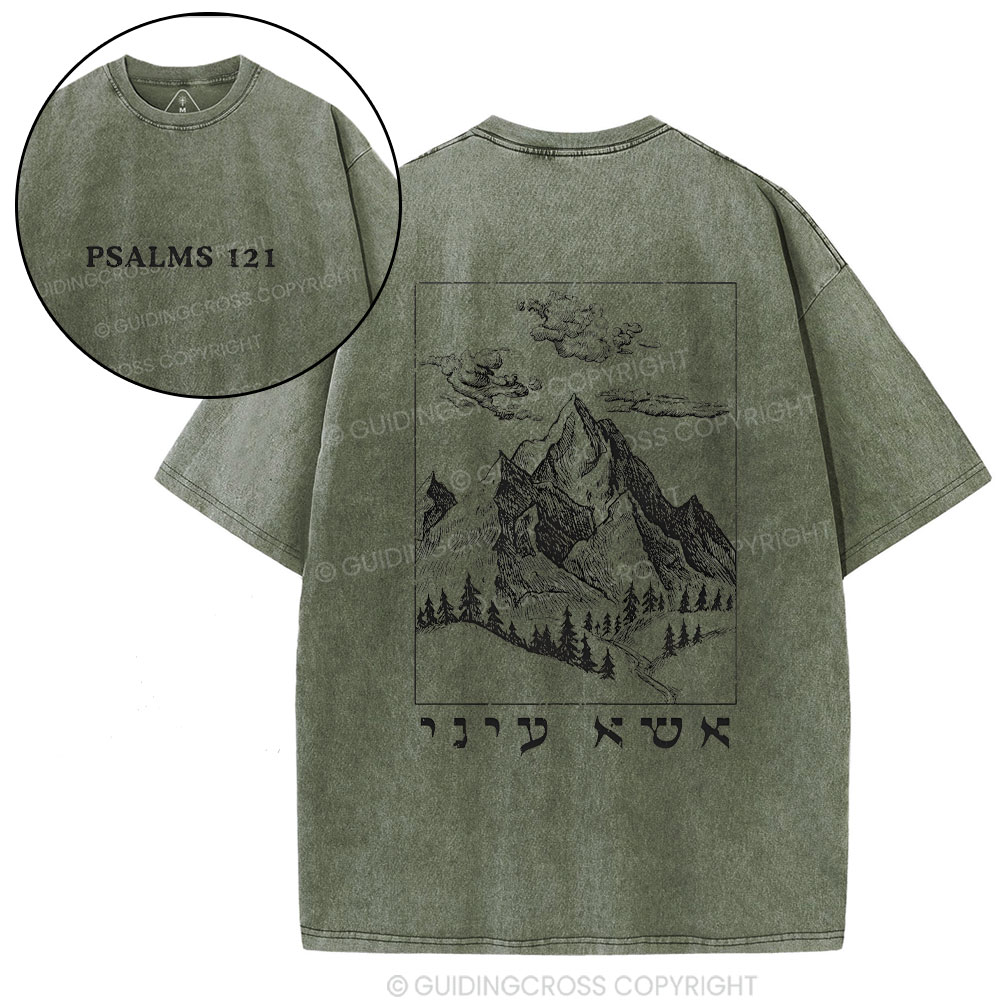 Double-sided sample washed T-Shirt Sale - GuidingCross