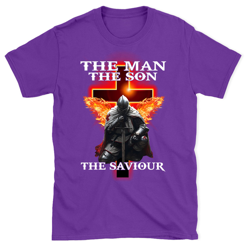 The Man The Son The Saviour Christian  T-Shirt