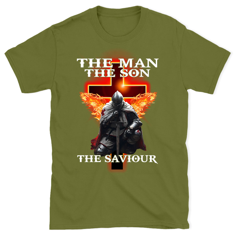 The Man The Son The Saviour Christian  T-Shirt