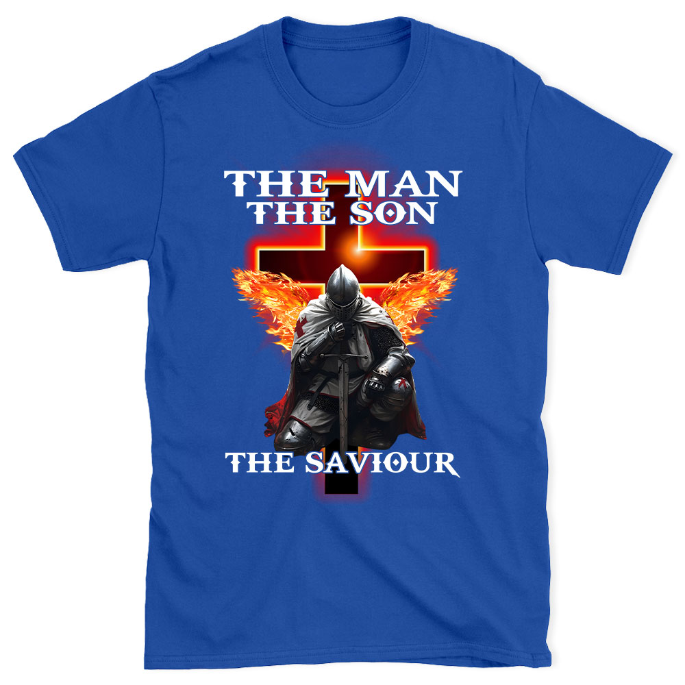 The Man The Son The Saviour Christian  T-Shirt