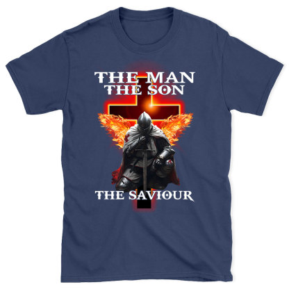 The Man The Son The Saviour Christian  T-Shirt