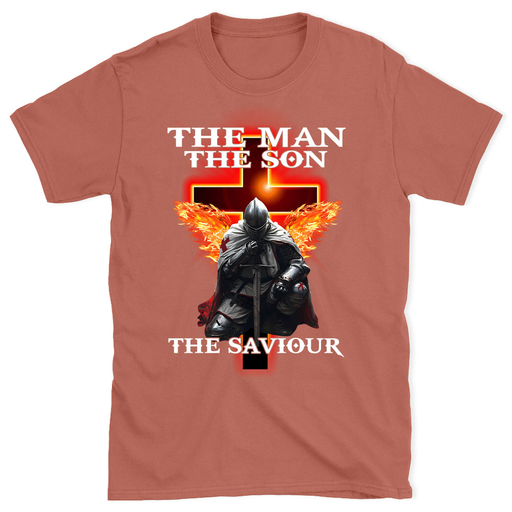 The Man The Son The Saviour Christian  T-Shirt