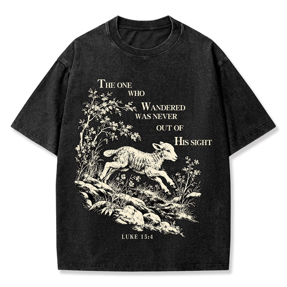 The One Who Wandered Christian Washed T-Shirt