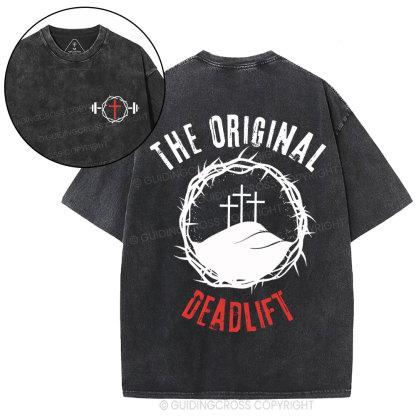 The Original Deadlift Christian Washed T-Shirt