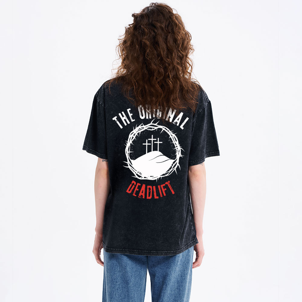 The Original Deadlift Christian Washed T-Shirt