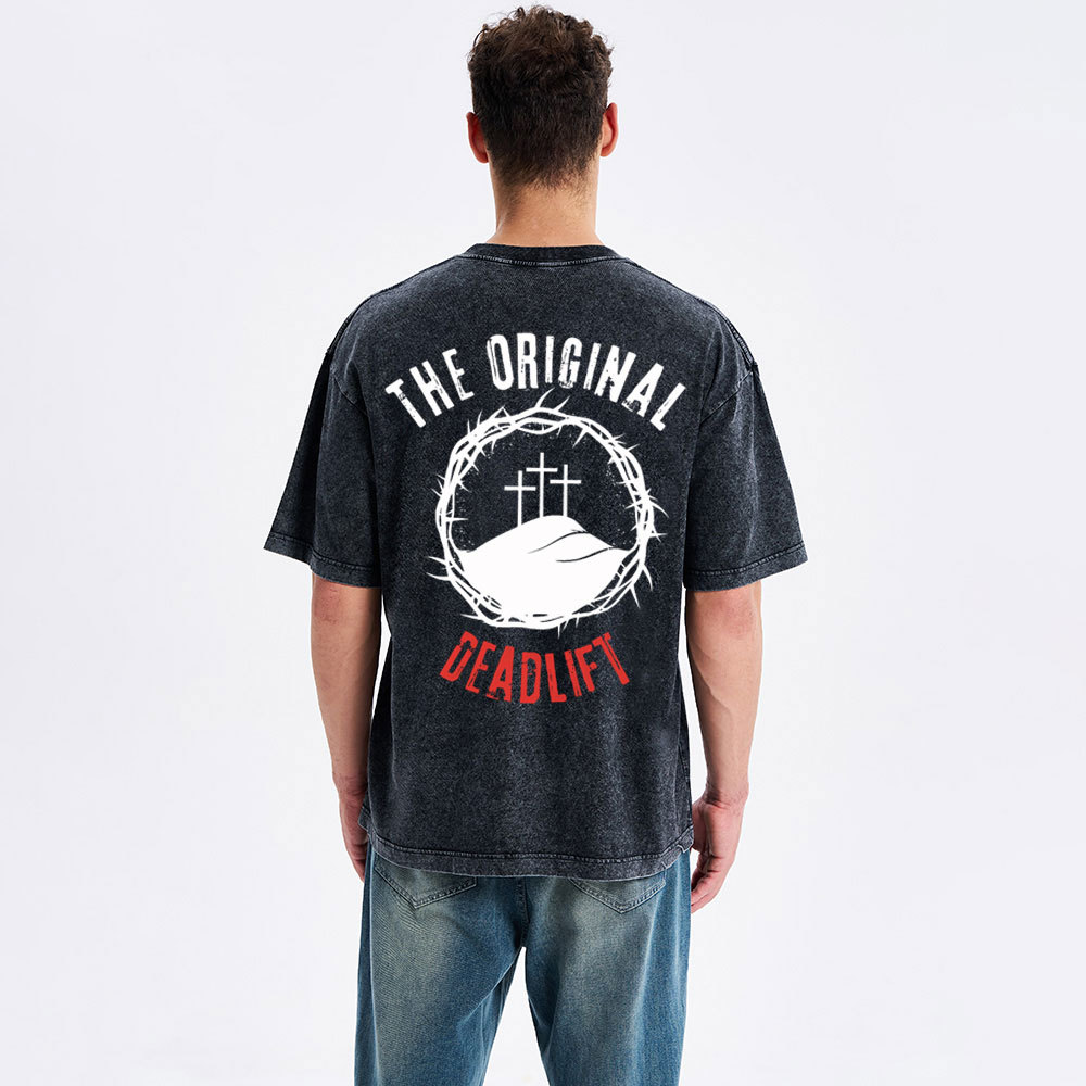The Original Deadlift Christian Washed T-Shirt