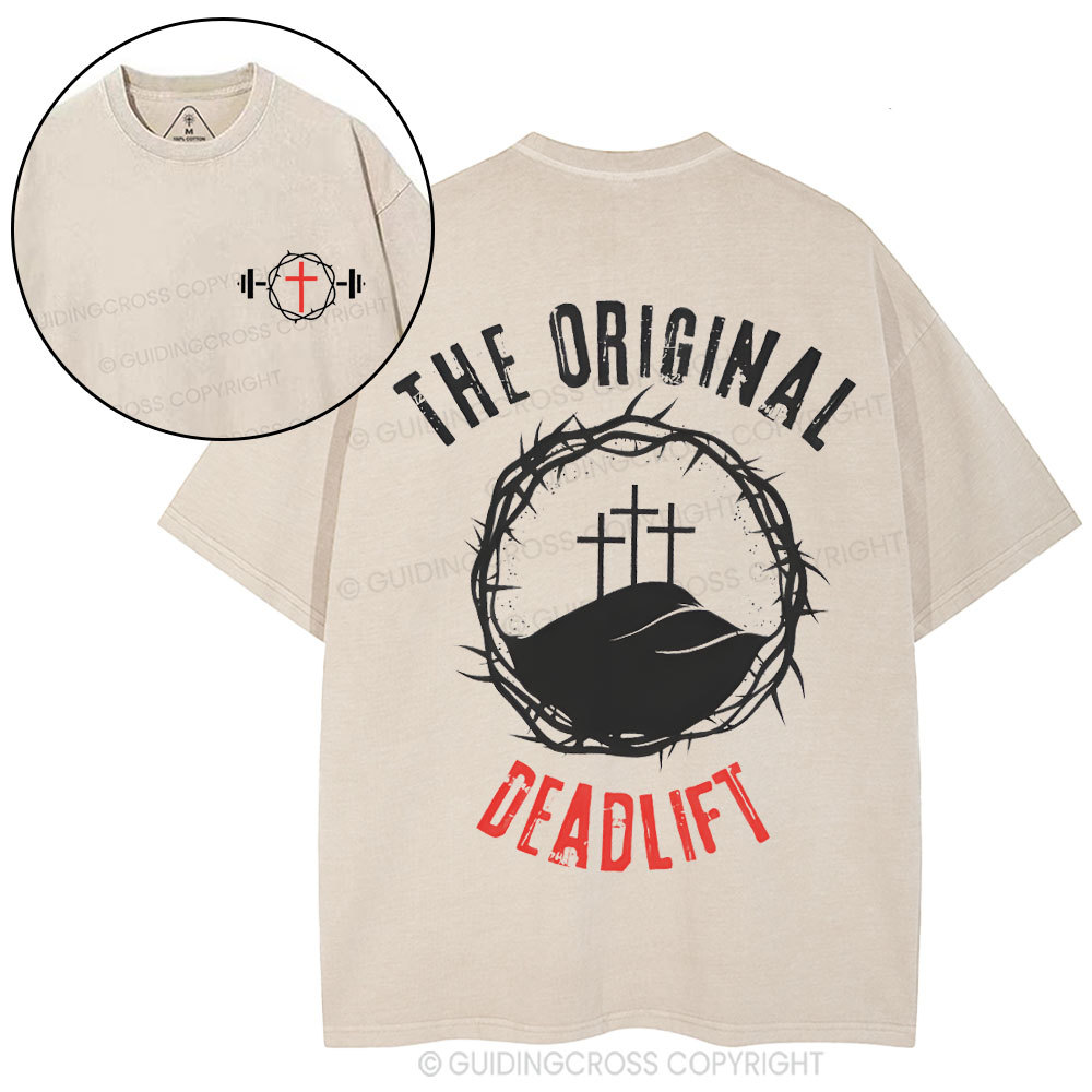 The Original Deadlift Christian Washed T-Shirt