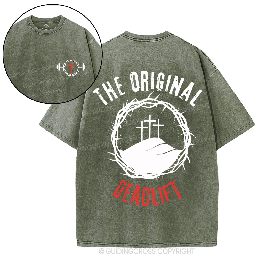 The Original Deadlift Christian Washed T-Shirt