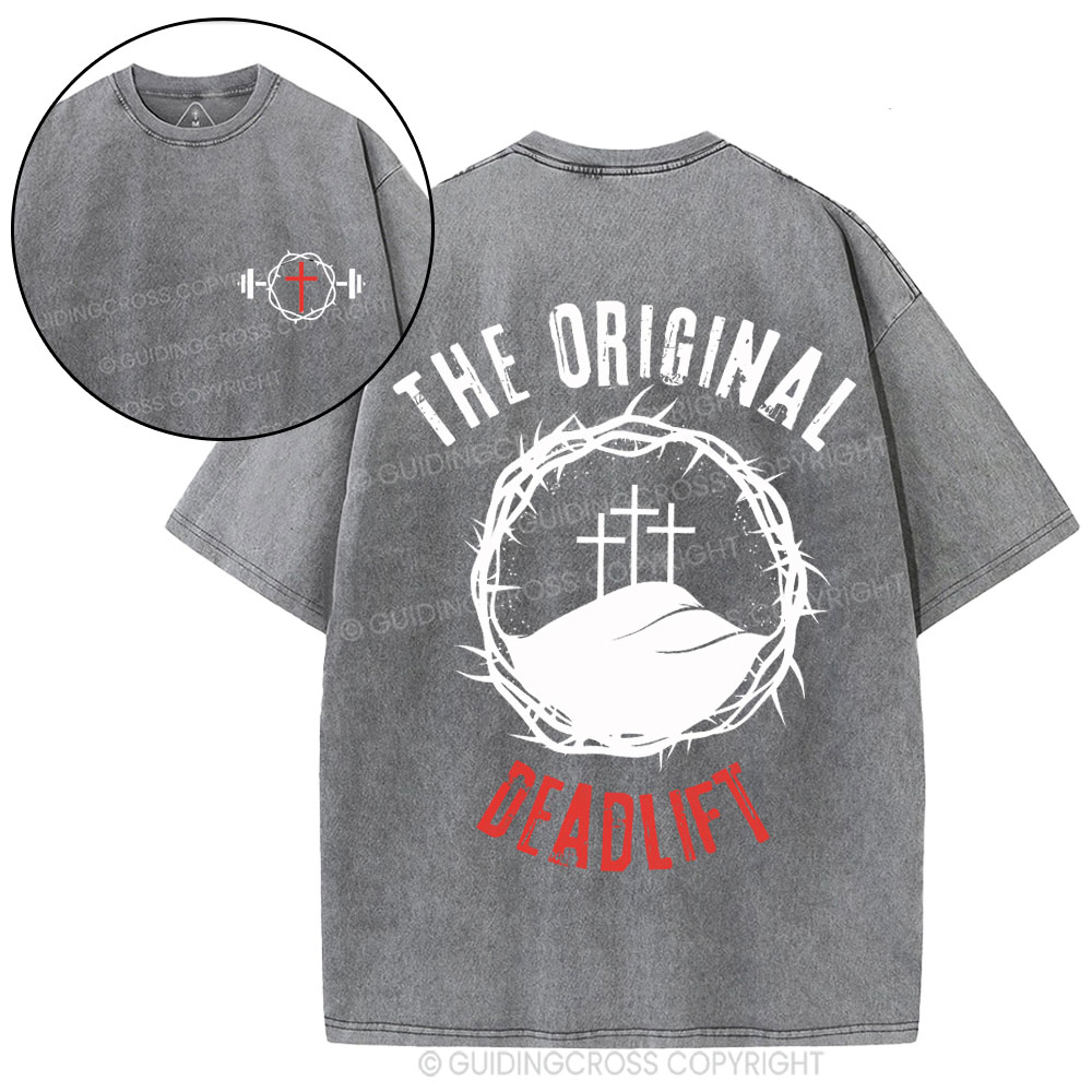 The Original Deadlift Christian Washed T-Shirt