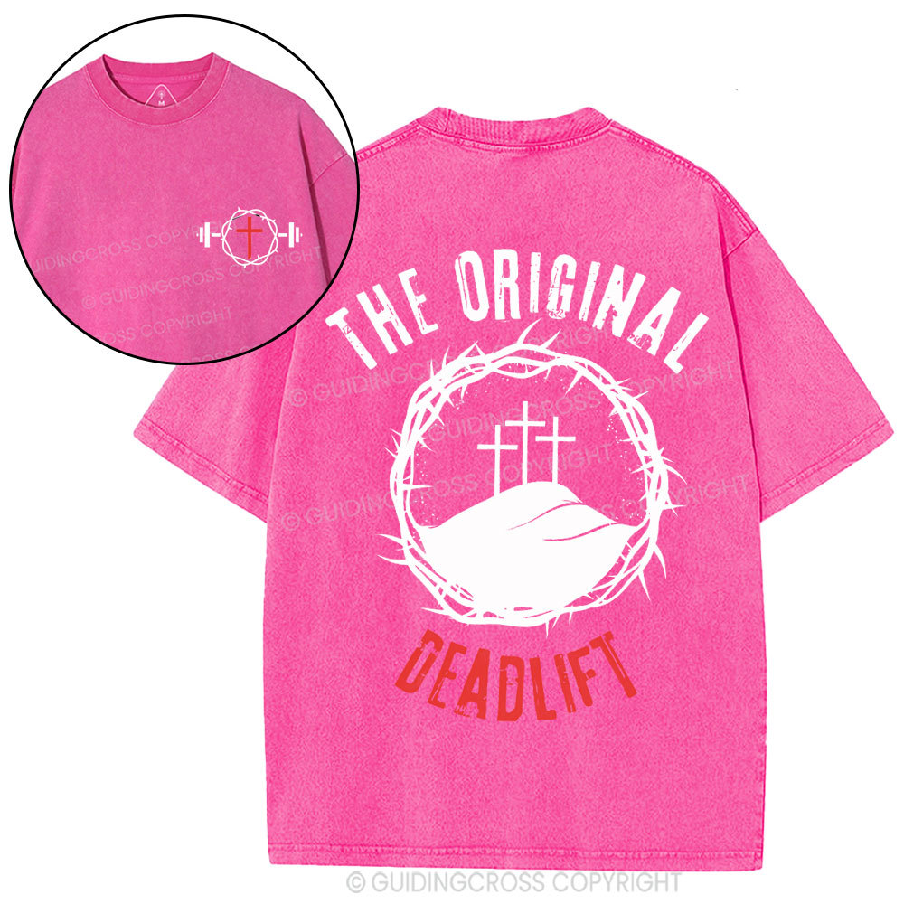 The Original Deadlift Christian Washed T-Shirt