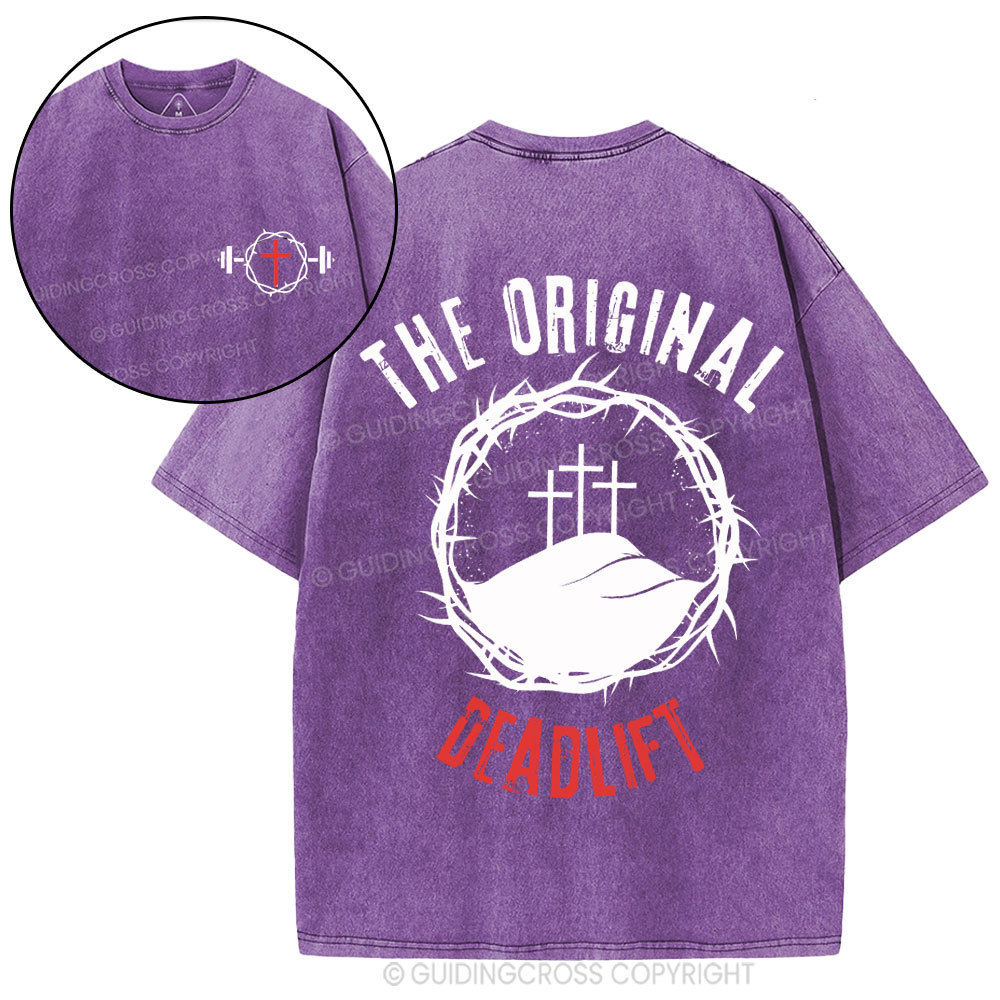 The Original Deadlift Christian Washed T-Shirt