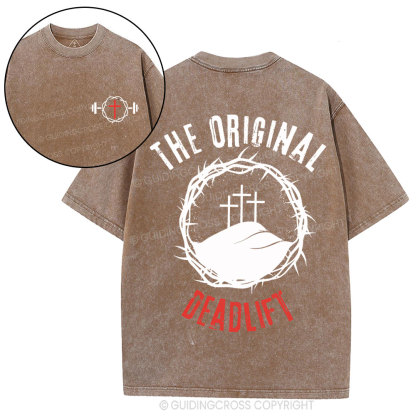 The Original Deadlift Christian Washed T-Shirt