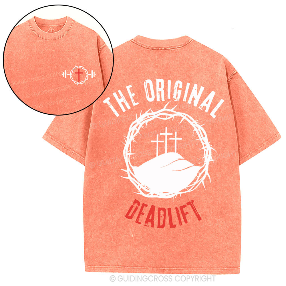 The Original Deadlift Christian Washed T-Shirt