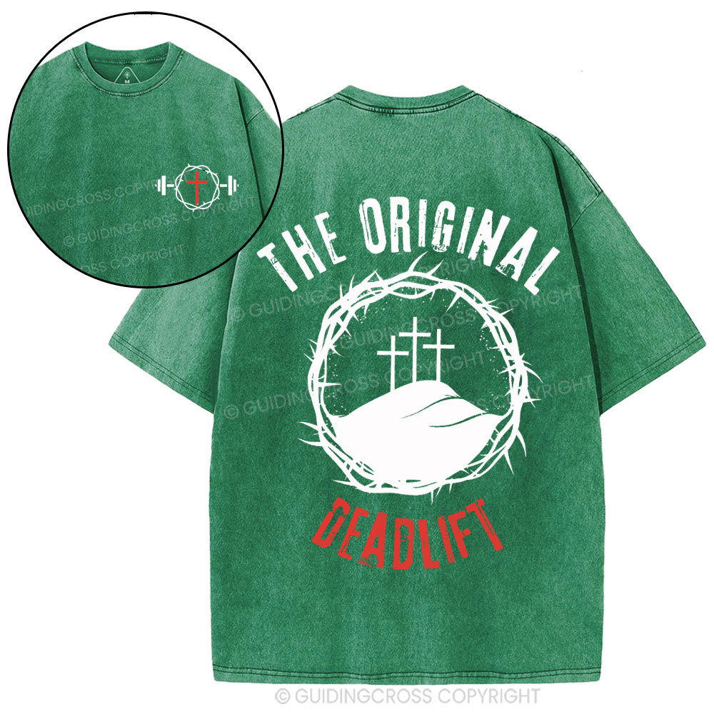The Original Deadlift Christian Washed T-Shirt