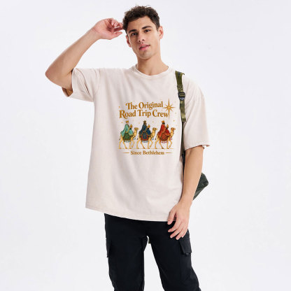 The Original Road Trip Crew Since Bethlehem Christian Washed T-Shirt