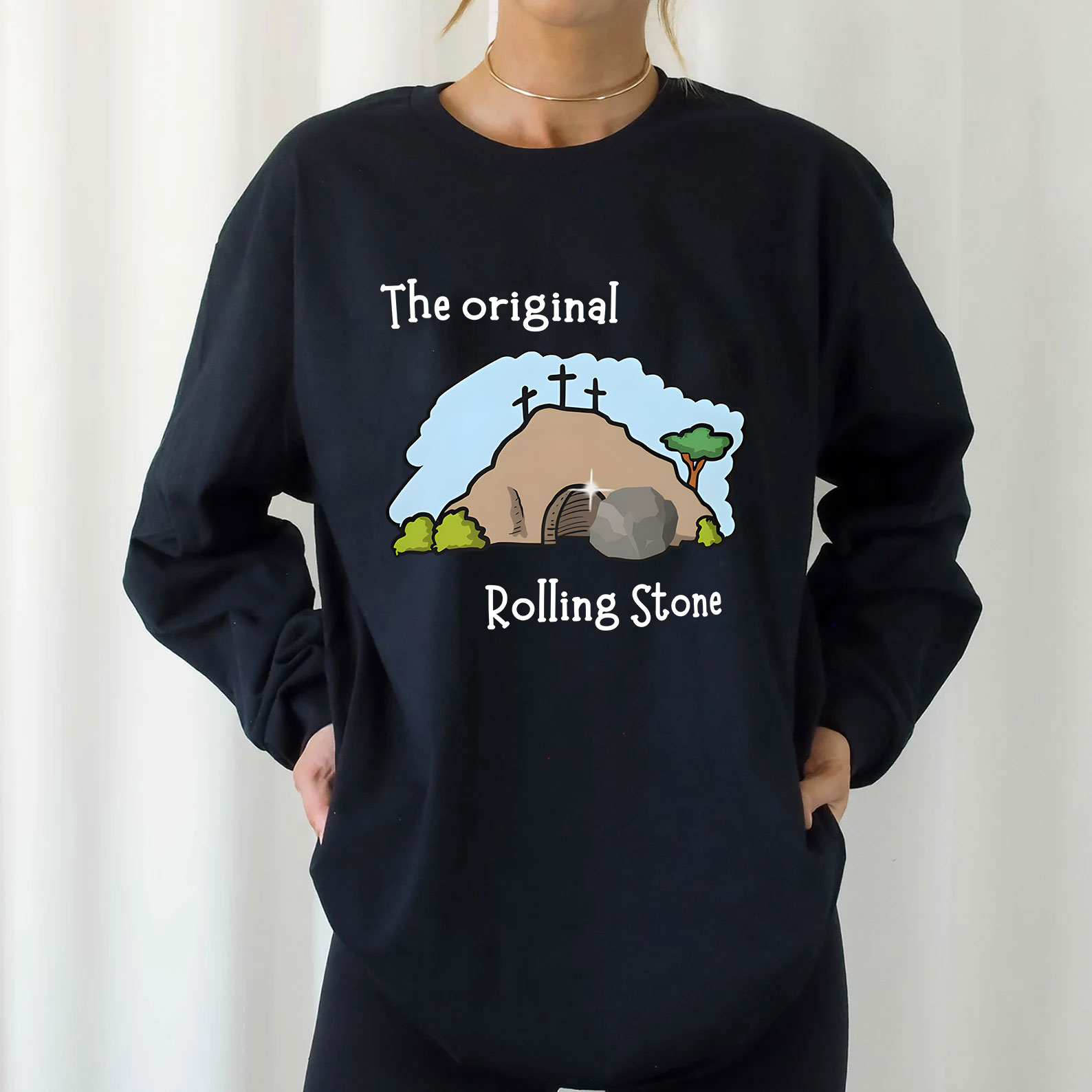 The Original Rolling Stone Christian Long Sleeve Christian T-Shirt