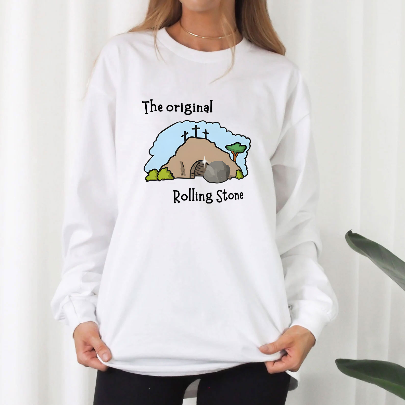 The Original Rolling Stone Christian Long Sleeve Christian T-Shirt