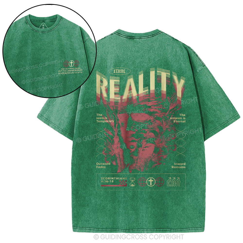 The Outward Fades But The Inward Remains Christian Washed T-Shirt
