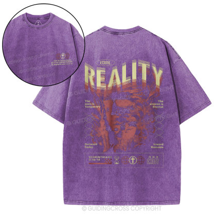 The Outward Fades But The Inward Remains Christian Washed T-Shirt
