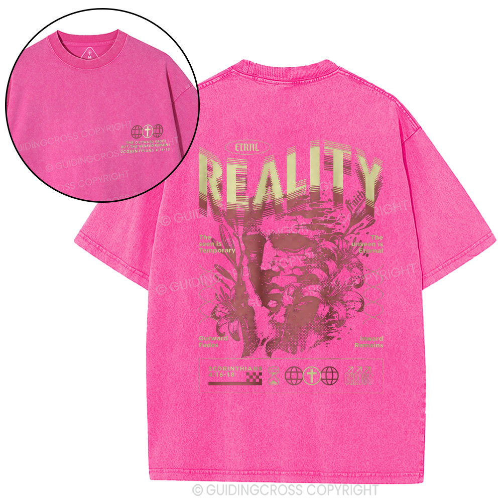 The Outward Fades But The Inward Remains Christian Washed T-Shirt