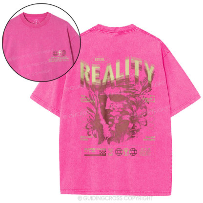 The Outward Fades But The Inward Remains Christian Washed T-Shirt