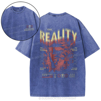The Outward Fades But The Inward Remains Christian Washed T-Shirt