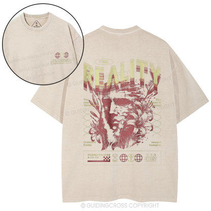 The Outward Fades But The Inward Remains Christian Washed T-Shirt
