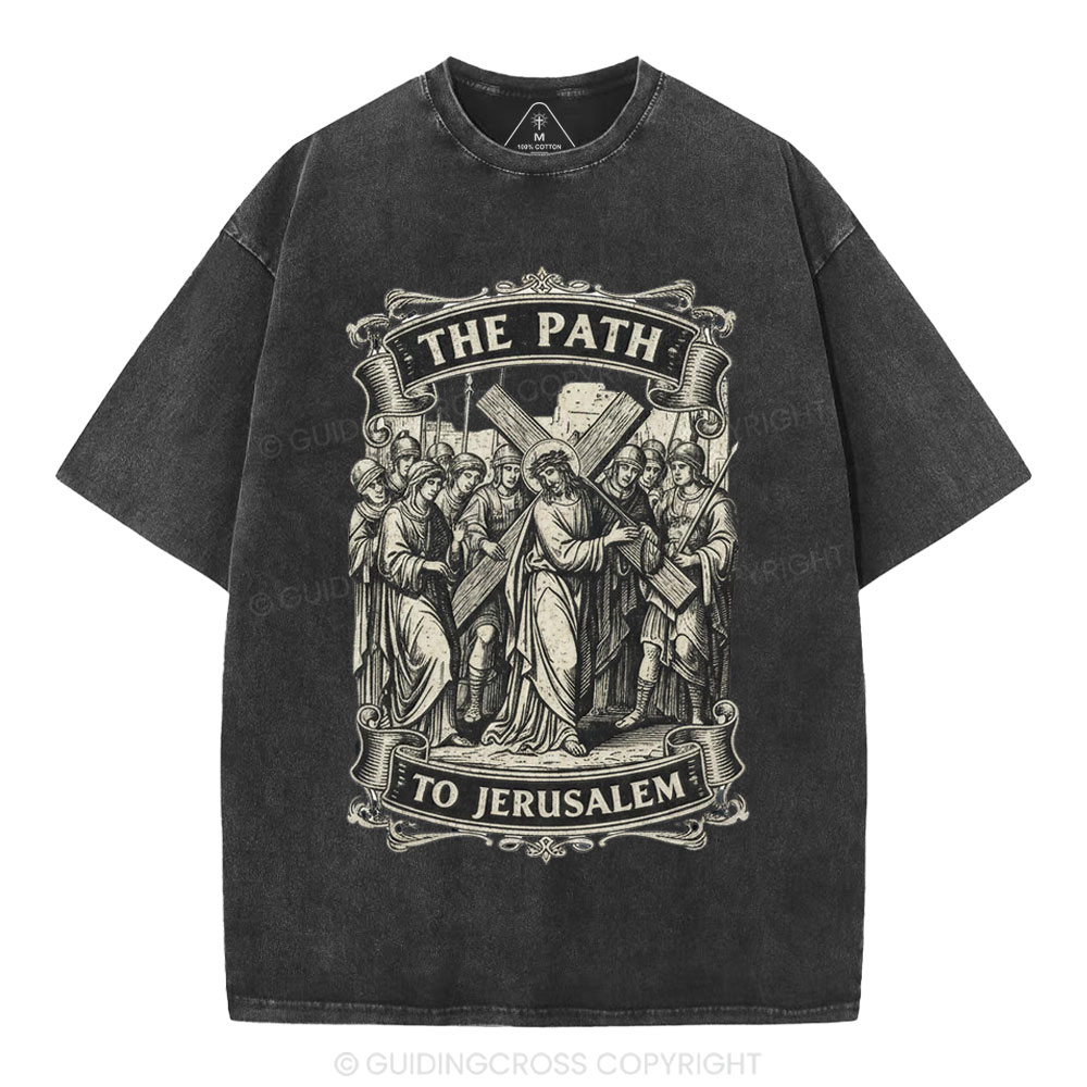 New-Sample Christian Washed T-Shirt Sale - GuidingCross