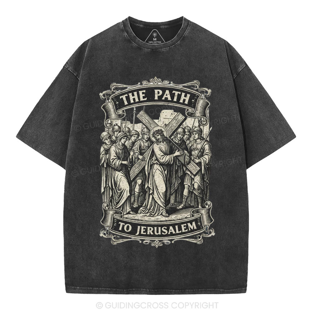 New-Sample Christian Washed T-Shirt Sale - GuidingCross