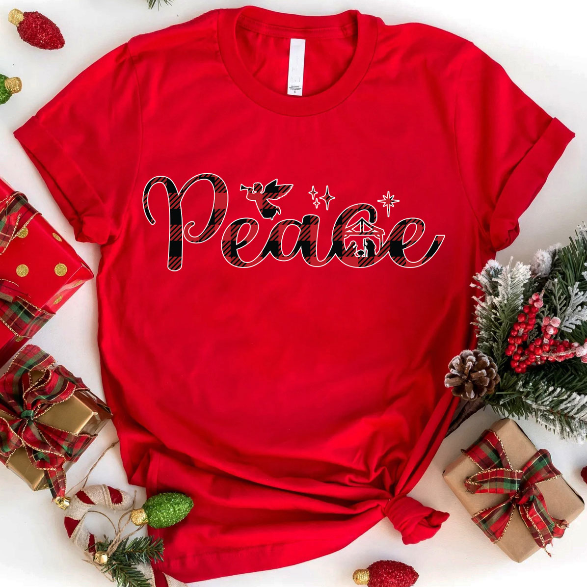 The Peace Christian Christmas T-Shirt