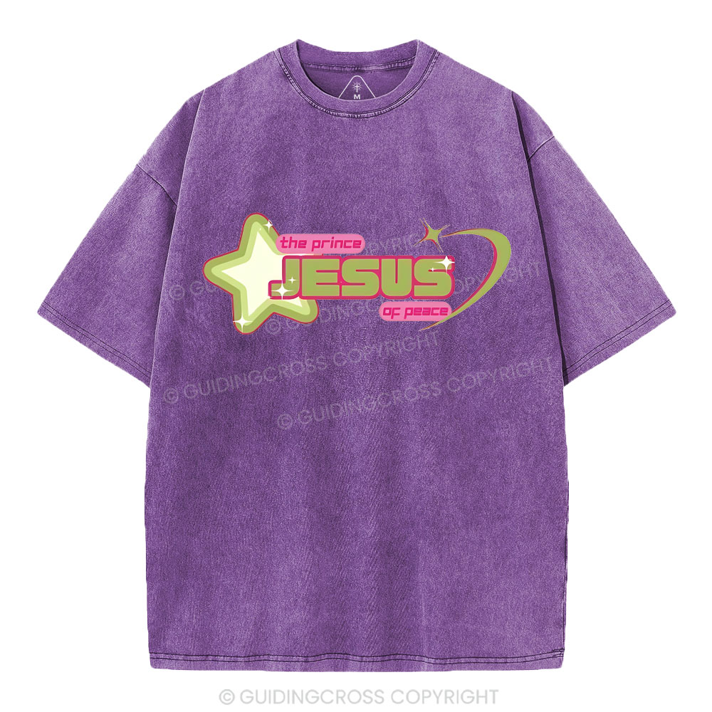 The Prince Of Peace Christian Washed T-Shirt