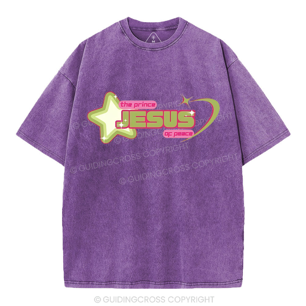 The Prince Of Peace Christian Washed T-Shirt