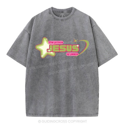 The Prince Of Peace Christian Washed T-Shirt
