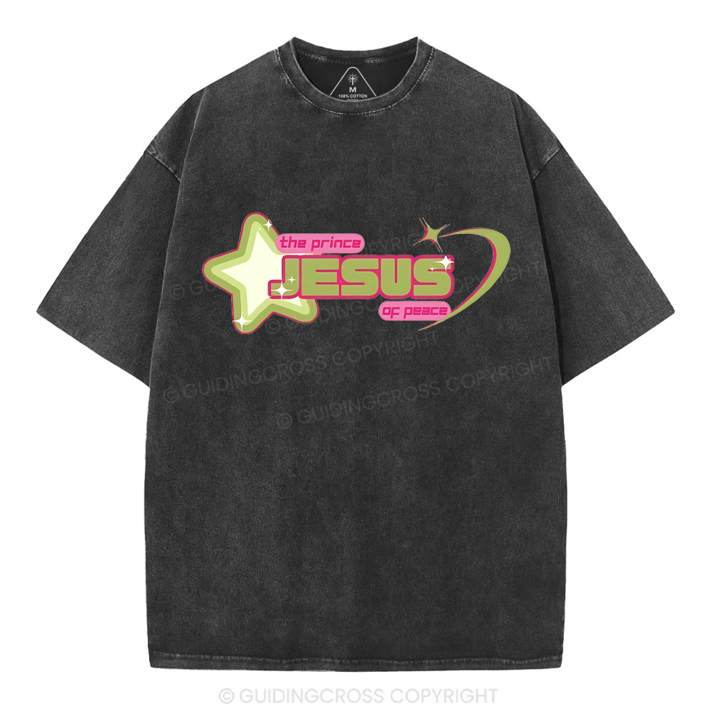The Prince Of Peace Christian Washed T-Shirt