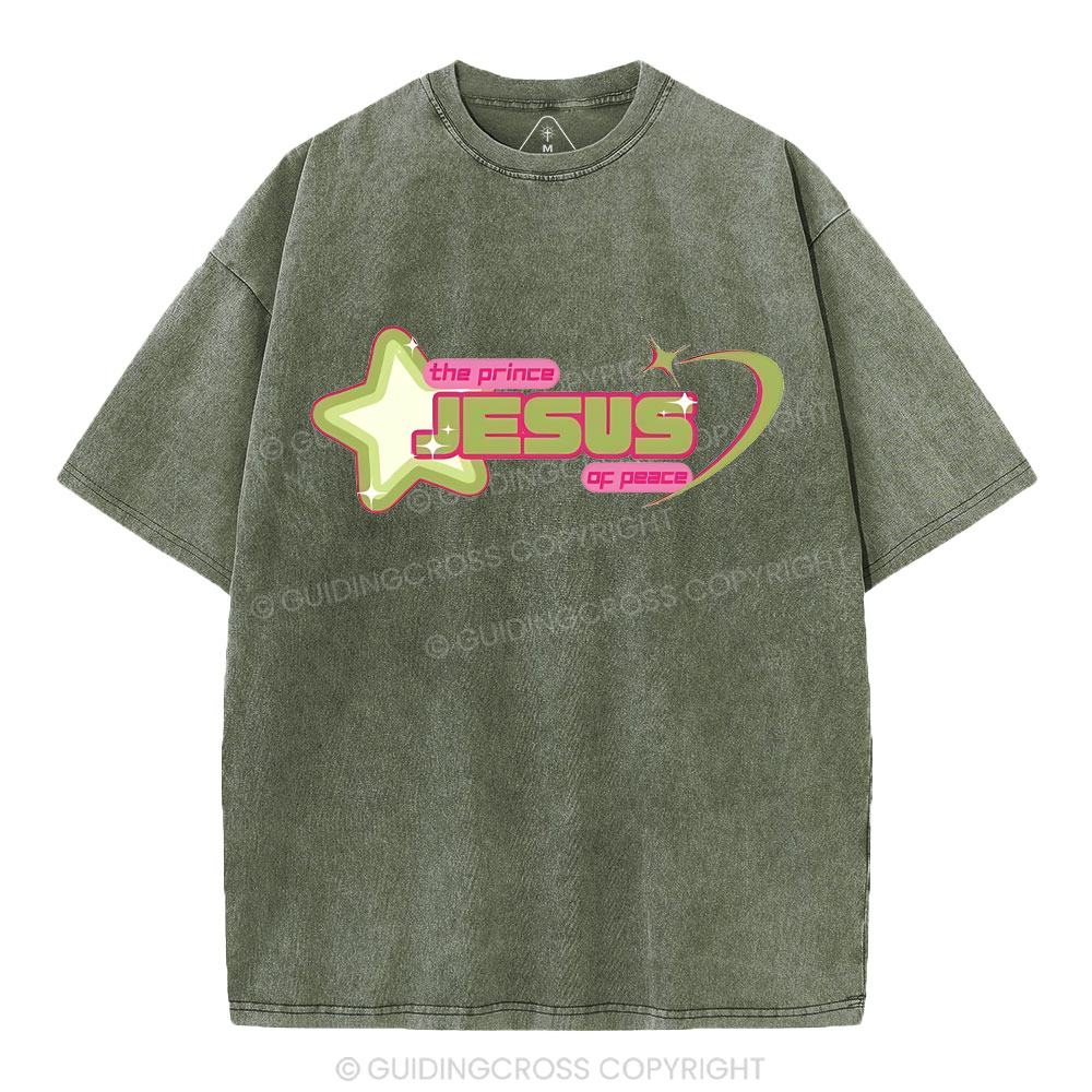 The Prince Of Peace Christian Washed T-Shirt