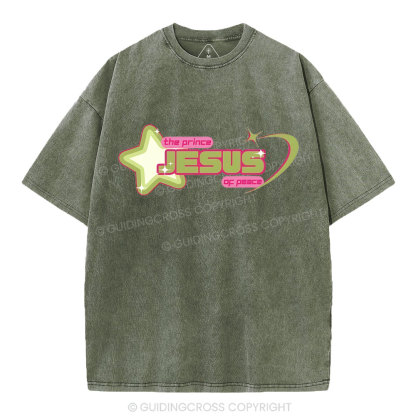 The Prince Of Peace Christian Washed T-Shirt