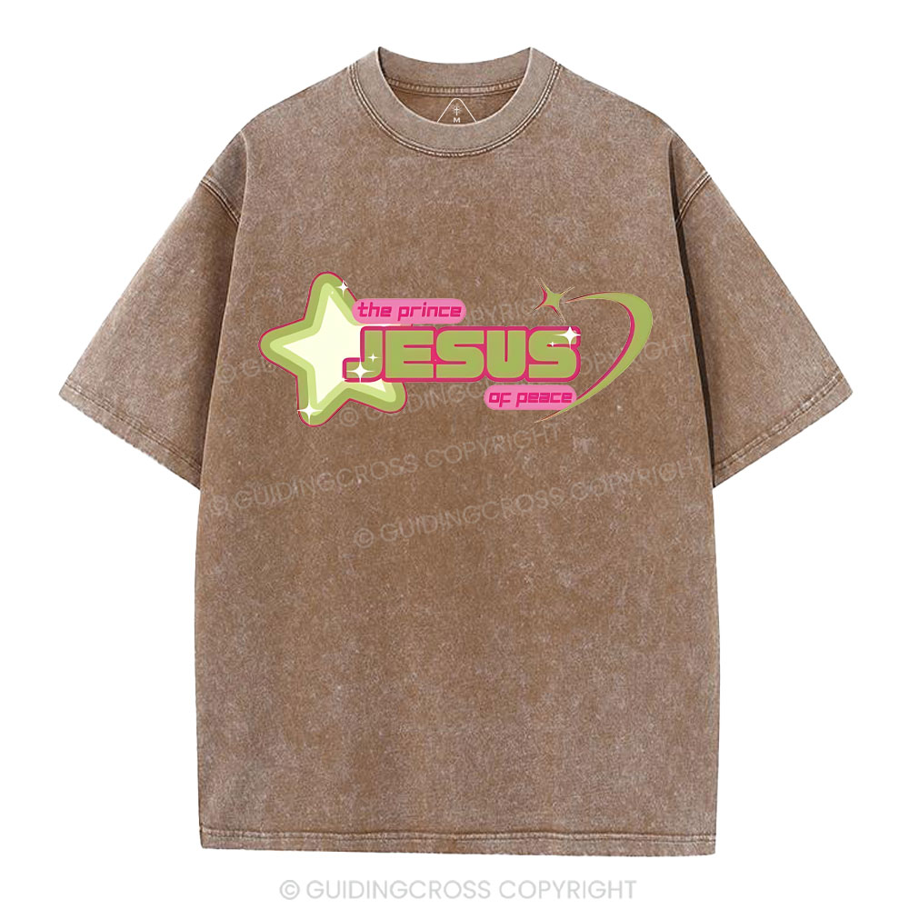 The Prince Of Peace Christian Washed T-Shirt