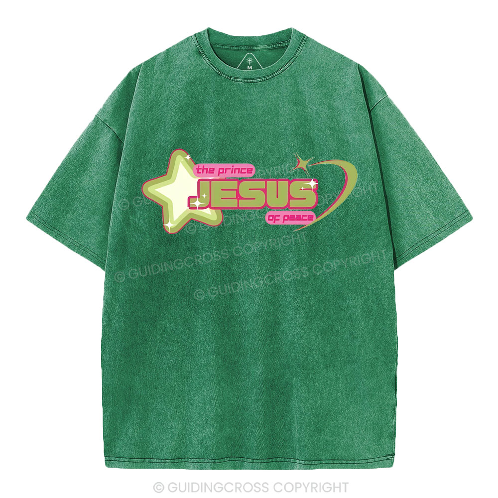 The Prince Of Peace Christian Washed T-Shirt