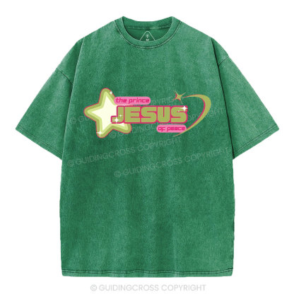 The Prince Of Peace Christian Washed T-Shirt