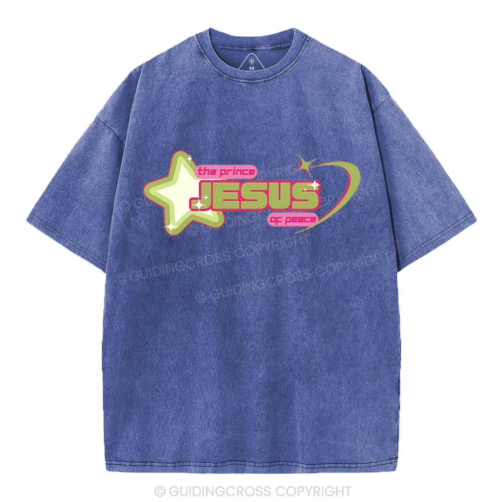 The Prince Of Peace Christian Washed T-Shirt