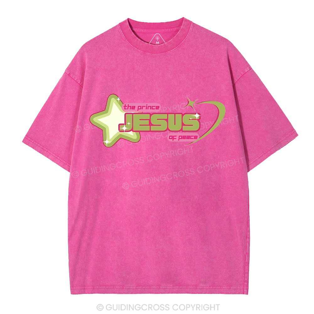 The Prince Of Peace Christian Washed T-Shirt