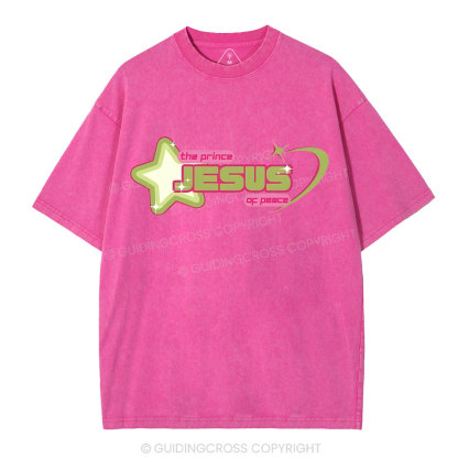 The Prince Of Peace Christian Washed T-Shirt
