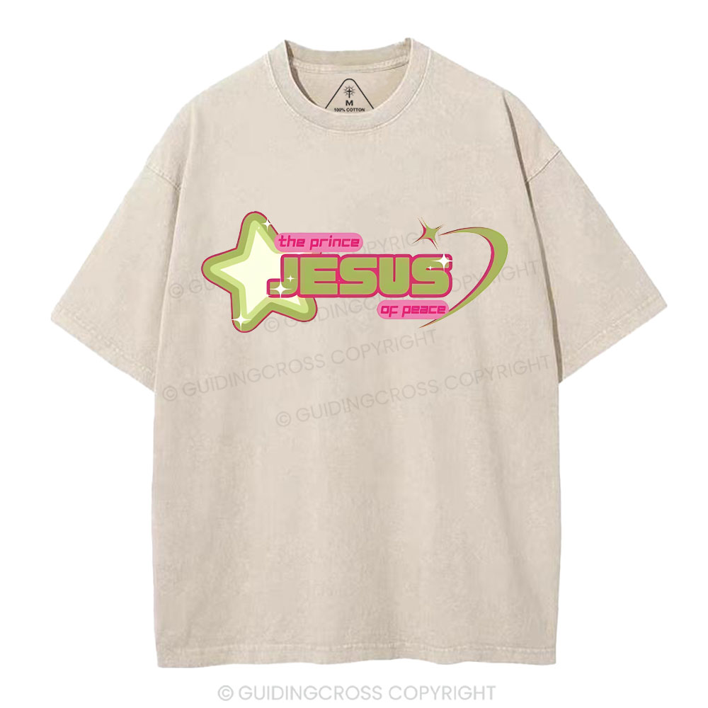 The Prince Of Peace Christian Washed T-Shirt