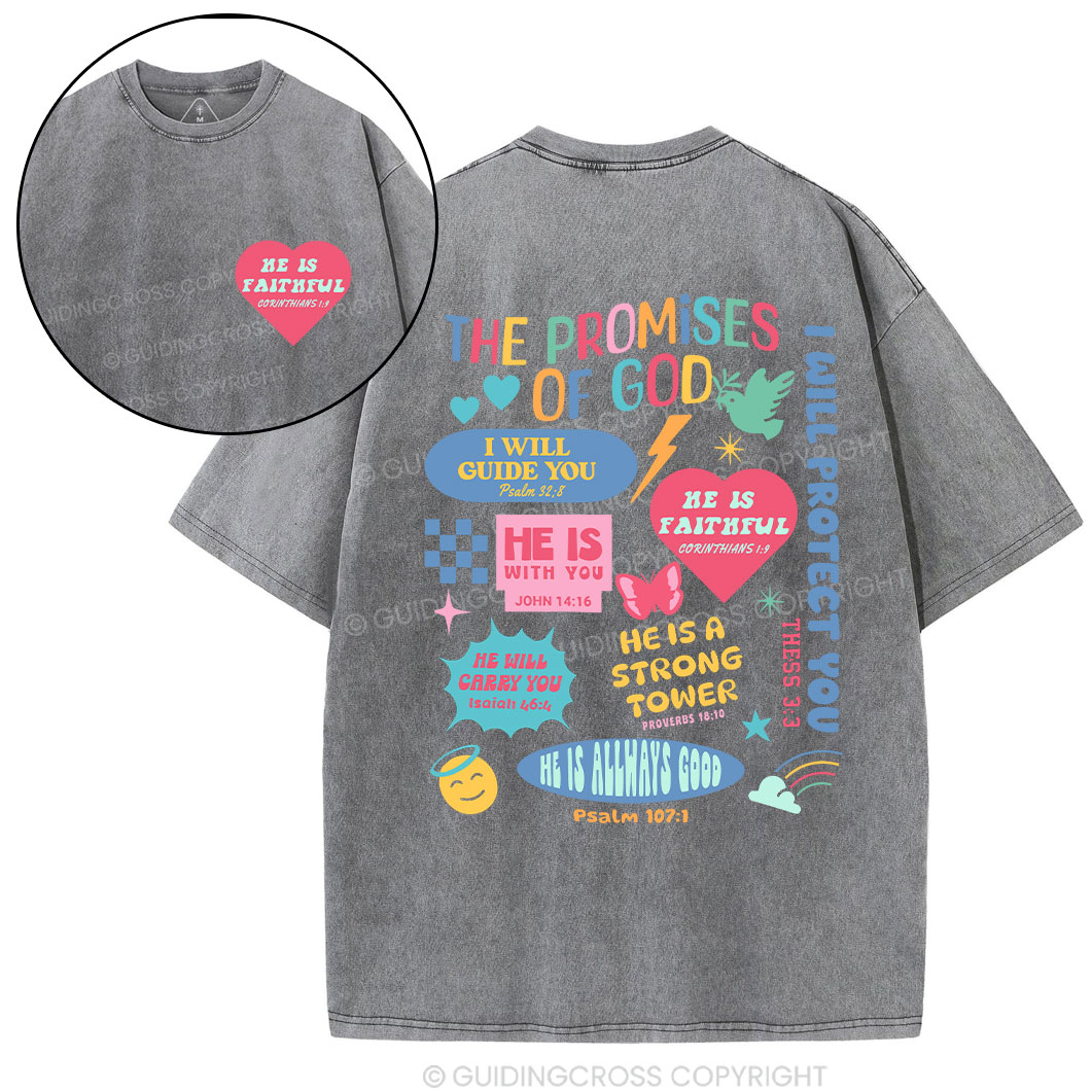 Double-Sided Vintage Washed Christian Sample T-Shirt Sale - GuidingCross