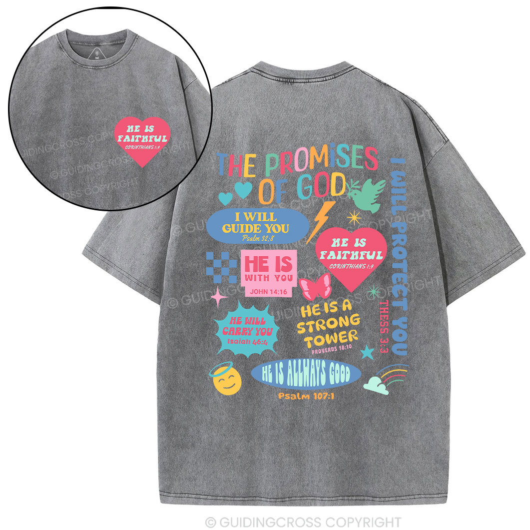 Double-Sided Vintage Washed Christian Sample T-Shirt Sale - GuidingCross
