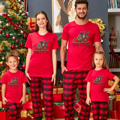 The Real Gift Is Jesus Christmas Family Matching Shirts