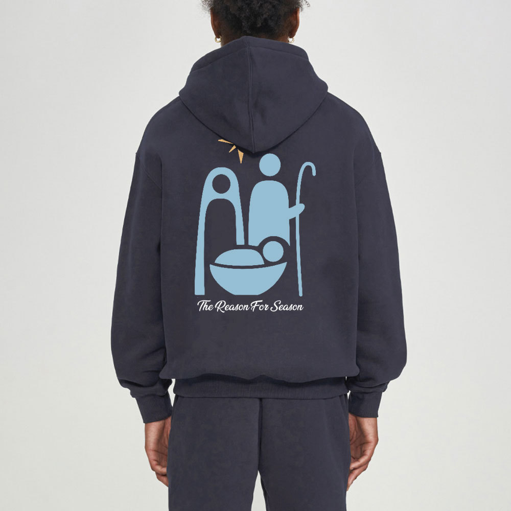 The Reason For The Season Christian Fleece Hoodie Set