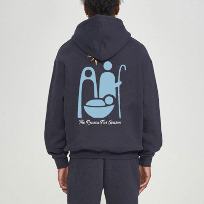 The Reason For The Season Christian Fleece Hoodie Set