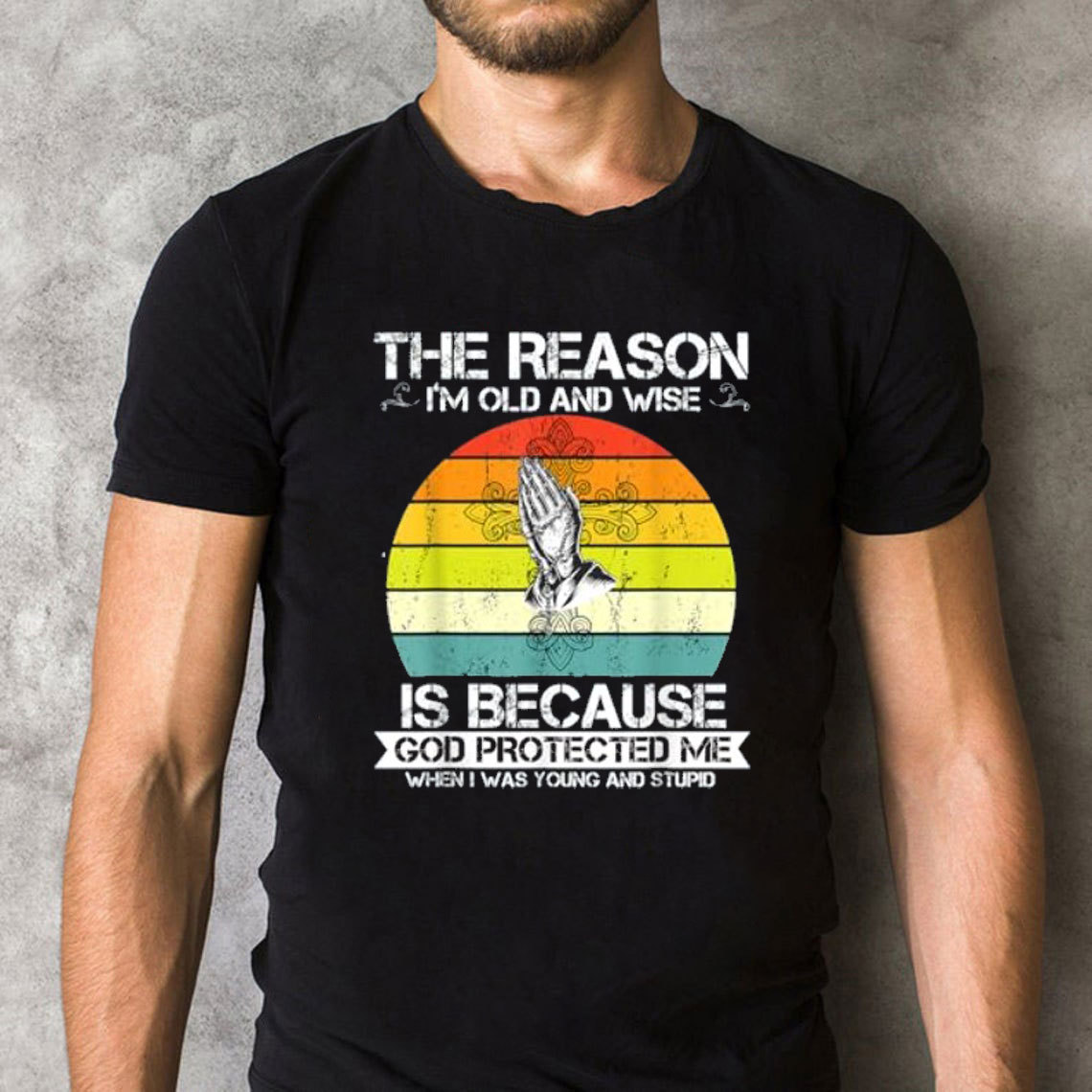 The Reason Is God Protected Me Christian T-Shirt